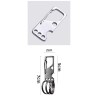 Porte-clés multifonctions en inox avec personnalisation