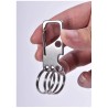 Porte-clés multifonctions en inox avec personnalisation