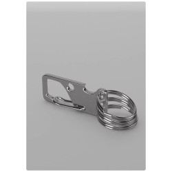 Porte-clés multifonctions en inox avec personnalisation