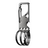 Porte-clés multifonctions en inox avec personnalisation